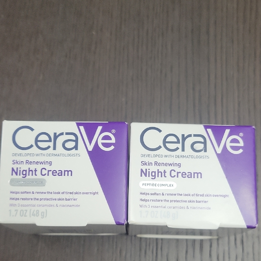 2 PACK - CeraVe Skin Renewing Night Cream 1.7OZ